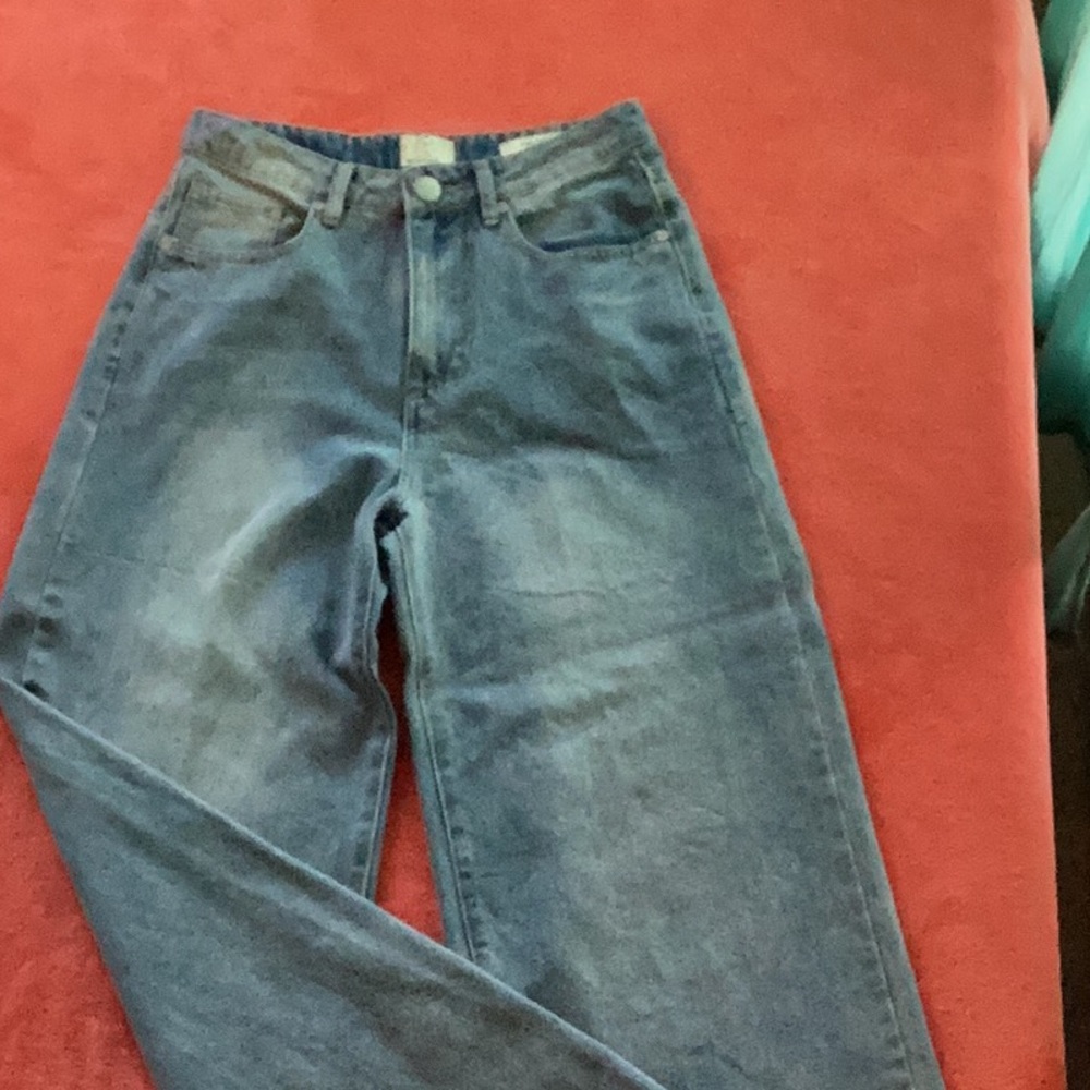 Never worn high wide leg jeans